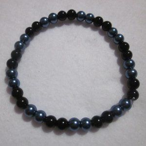 Teal and Black Bracelet.